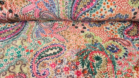 Teddy Fur Paisley Multi