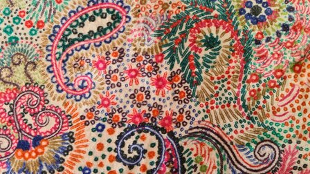 Teddy Fur Paisley Multi