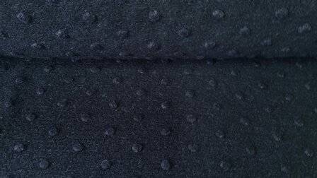 Boiled Wool Dots Black