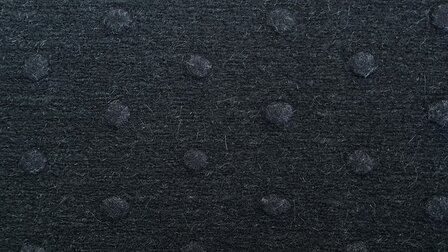 Boiled Wool Dots Black