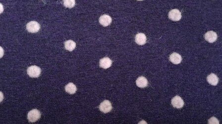 Boiled Wool Dots Purple/Ros&eacute;