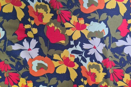 Punta Flower Navy/Yellow