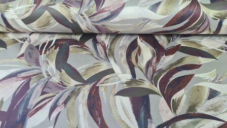 Scuba Su&egrave;de Flower Khaki