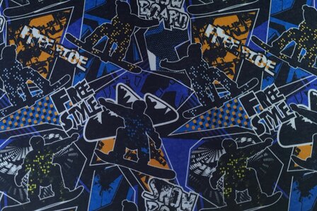 Sweat/jogging Snow Board Black/Blue