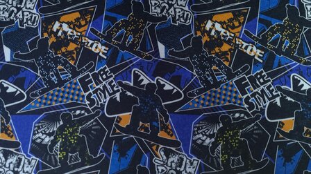 Sweat/jogging Snow Board Black/Blue