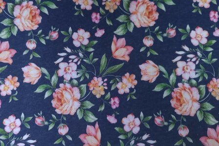 Sweat/jogging Flowers Navy