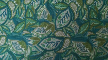 Bamboo Jersey Leaves Green