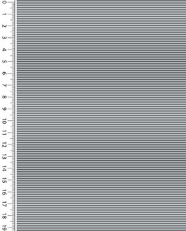 Boordstof Strepen Donker Grijs