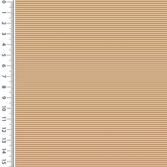 Boordstof Strepen Camel