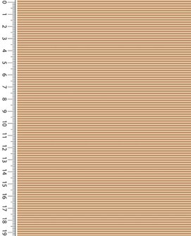 Boordstof Strepen Camel