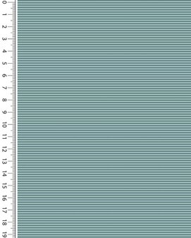 Boordstof Strepen Petrol