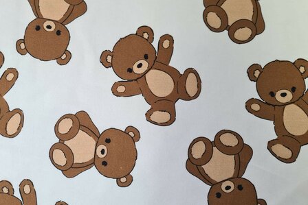 French Terry Bears Off White