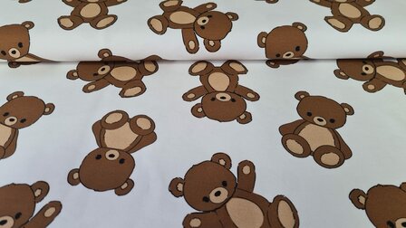 French Terry Bears Off White