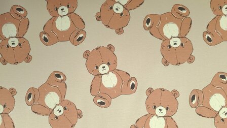 French Terry Bears Sand