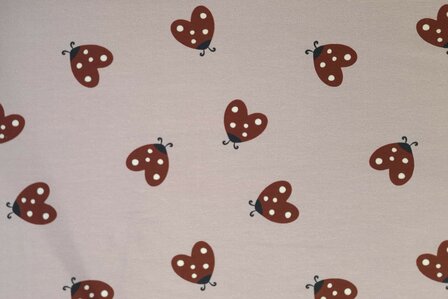 French Terry Ladybug Ros&eacute;