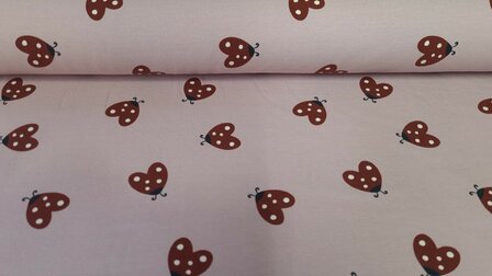 French Terry Ladybug Ros&eacute;