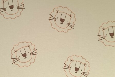 French Terry Lions Sand