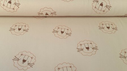 French Terry Lions Sand