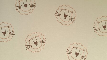 French Terry Lions Sand