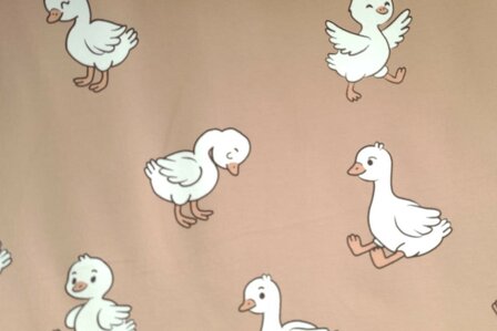 French Terry Baby Goose Sand