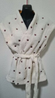 Teddy Embroidery Ecru