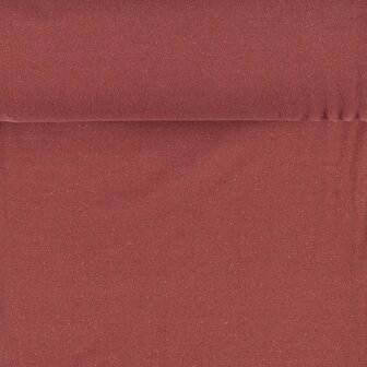 Boordstof Glitter Steen Rood