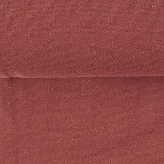 Boordstof Glitter Steen Rood