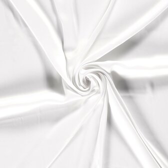 Heavy Viscose Satin White
