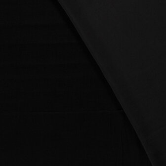 Heavy Viscose Satin Black