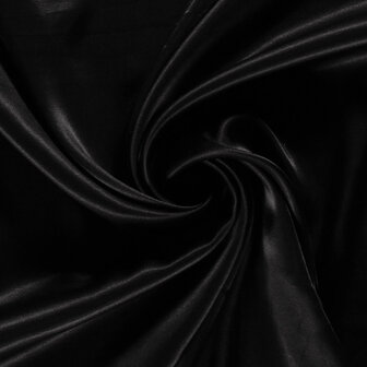 Heavy Viscose Satin Black