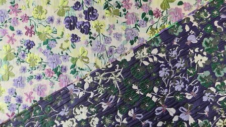 Jacquard Lillya Lime/Purple