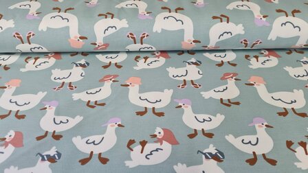 French Terry Goose Mint