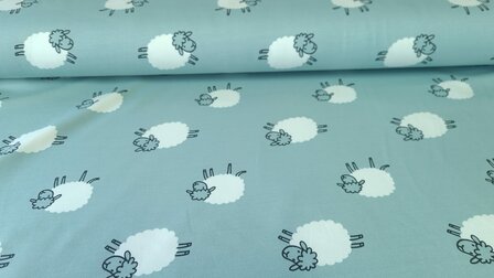 French Terry Sheep Mint