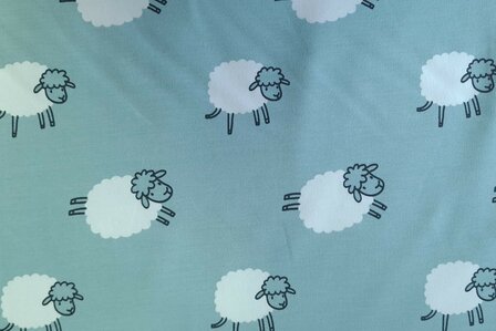 French Terry Sheep Mint