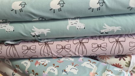 French Terry Sheep Mint