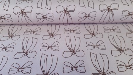 French Terry Ribbons Ros&eacute;