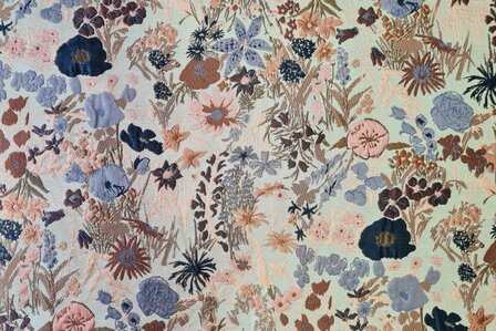 Jacquard Stella Beige / Navy