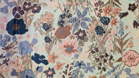 Jacquard Stella Beige / Navy