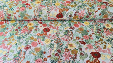 Jacquard Stella Green / Brick