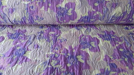 Jacquard Flowers Purple