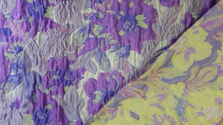 Jacquard Flowers Purple