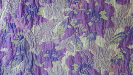 Jacquard Flowers Purple