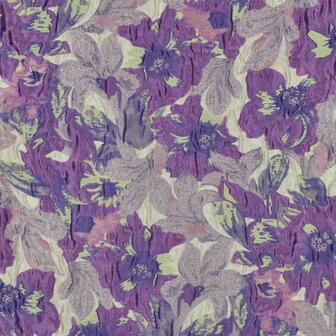 Jacquard Flowers Purple