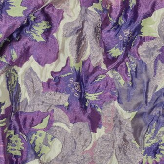 Jacquard Flowers Purple