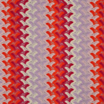 Knitted Zig Zag Multi Fuchsia