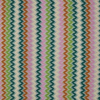 Knitted Zig Zag Multi Green