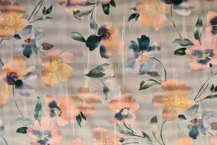 Cotton Satin Flowers Old Ros&eacute;