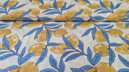 Handcrafted Blockprint Cotton Lemon