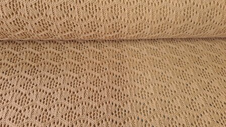 Heavy Lace Knit Camel
