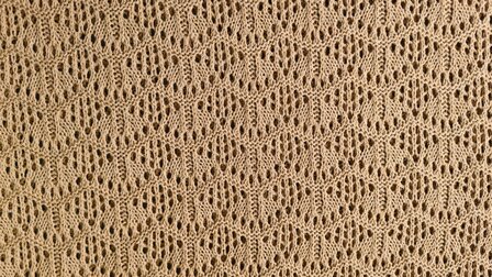 Heavy Lace Knit Camel